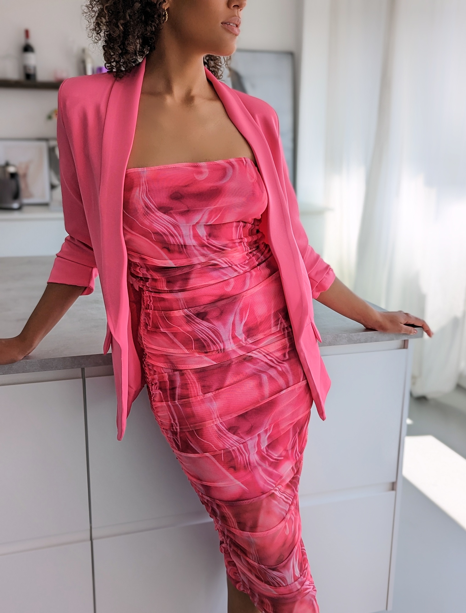 Trägerloses Kleid SMOKE – versch. Farben