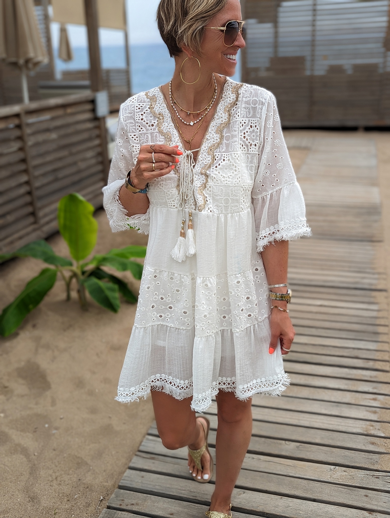 kurzes Boho-Kleid BAHIA