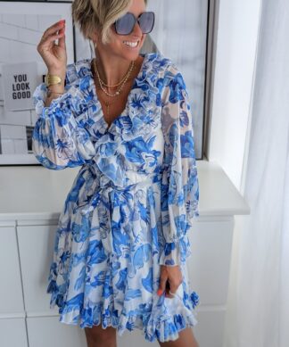 Feines Kleid SHADES OF BLUE SALE