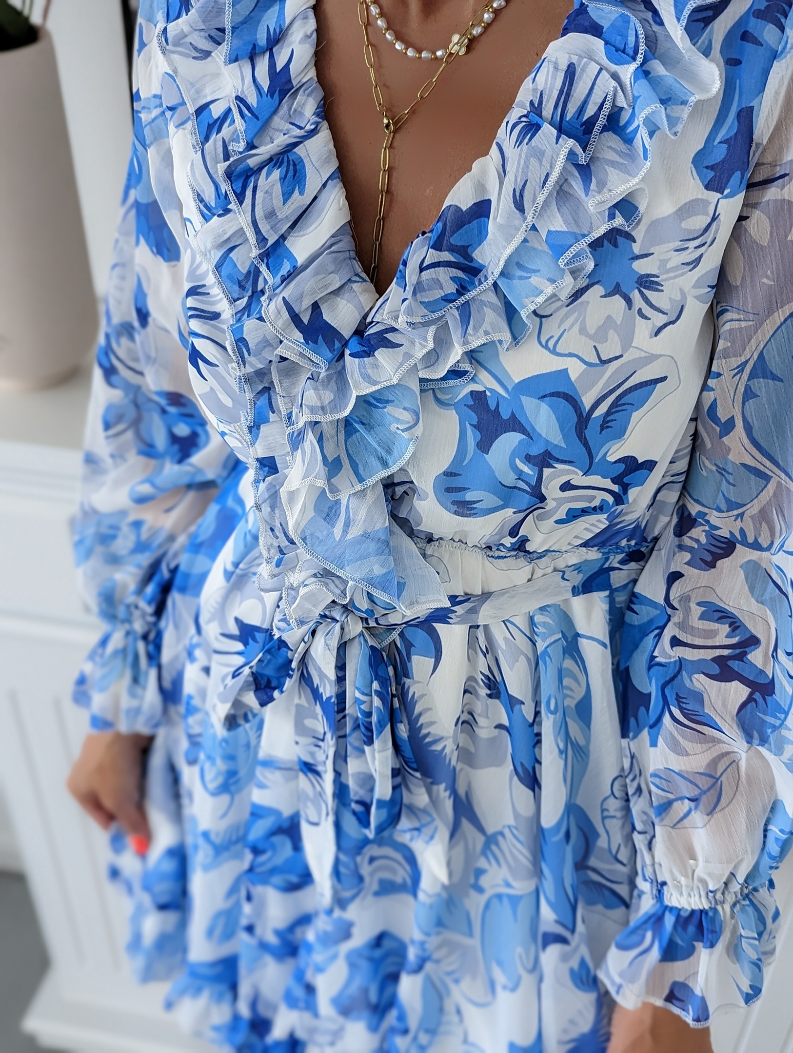 Feines Kleid SHADES OF BLUE SALE
