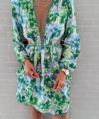 kurzes Kleid SMARAGD – grün SALE