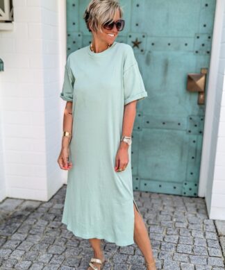 Ribbed Shirt Dress SO FRESH – versch. Farben