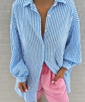 lange Musselinbluse BIG EXTRA  – versch. Farben SALE