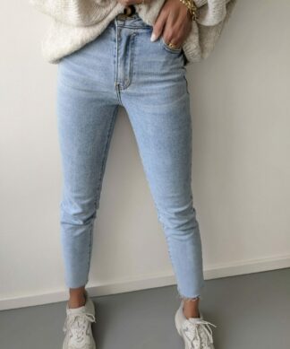 SLIM-Mom-Jeans BROOKE – light blue