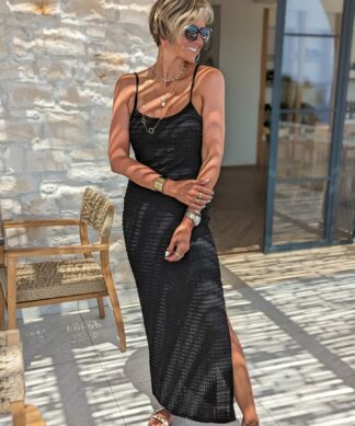 enges Kleid ALLURE – schwarz