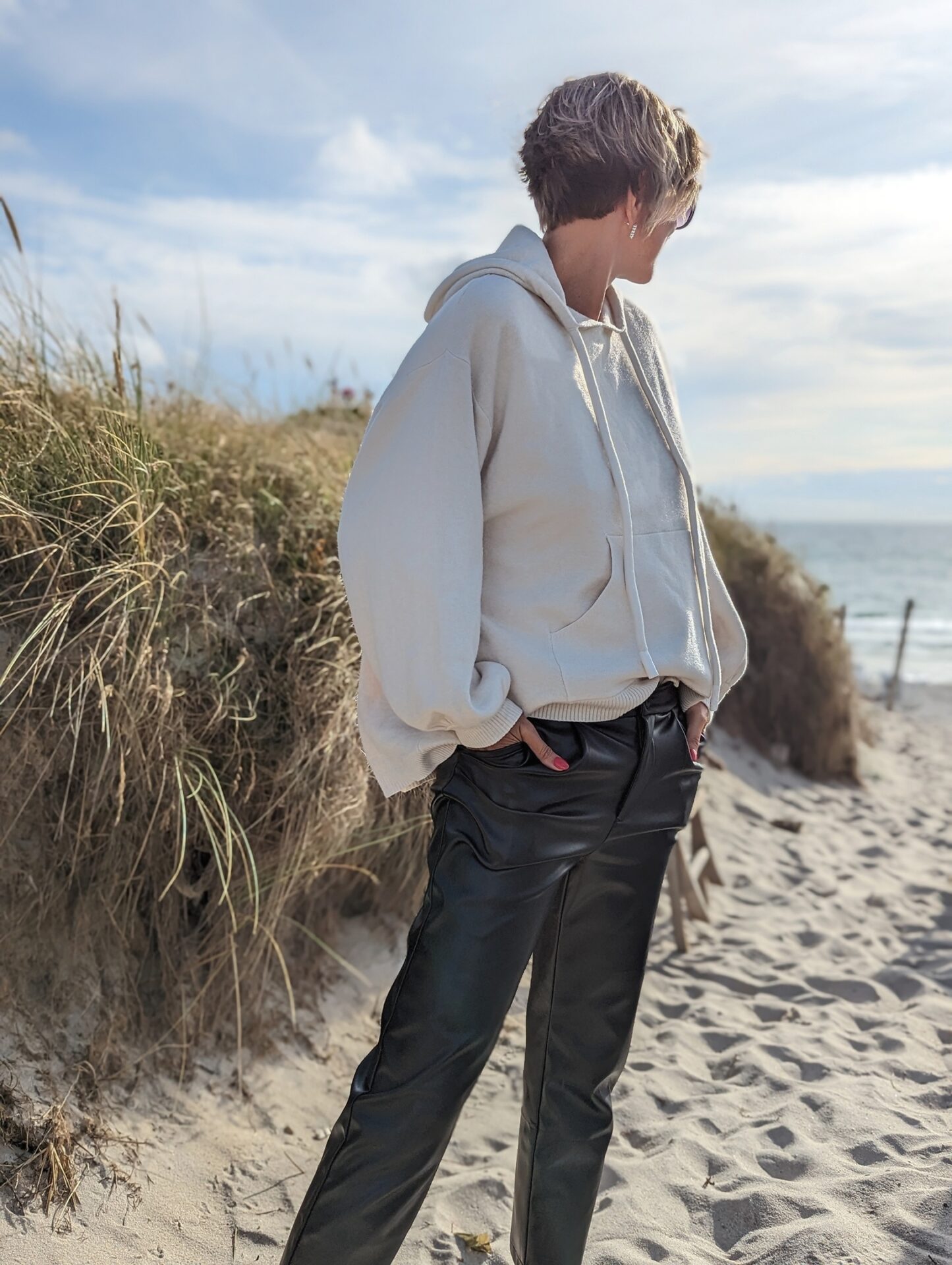 Feinstrickhoodie SOFTNESS – versch. Farben