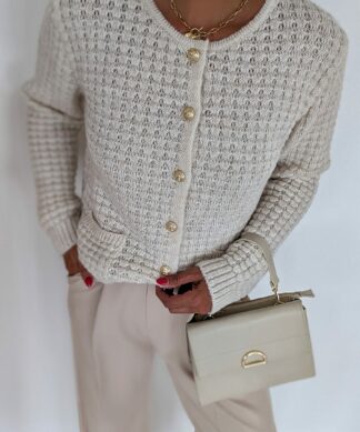 Strickcardigan mit Knöpfen HIGH SOCIETY – versch. Farben