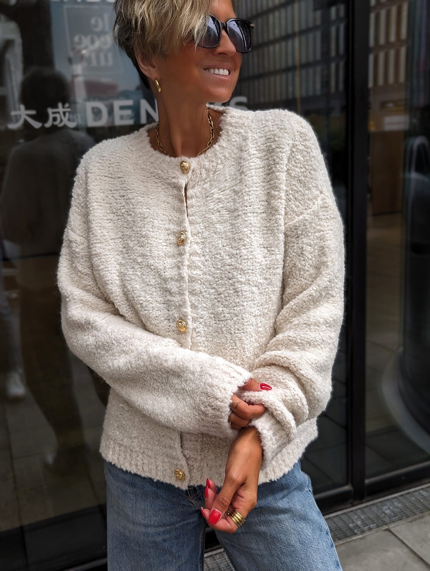 Strickcardigan SIGNORA – creme