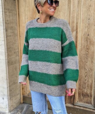 gestreifter Strickpullover HORIZON – Exclusive Collection SALE