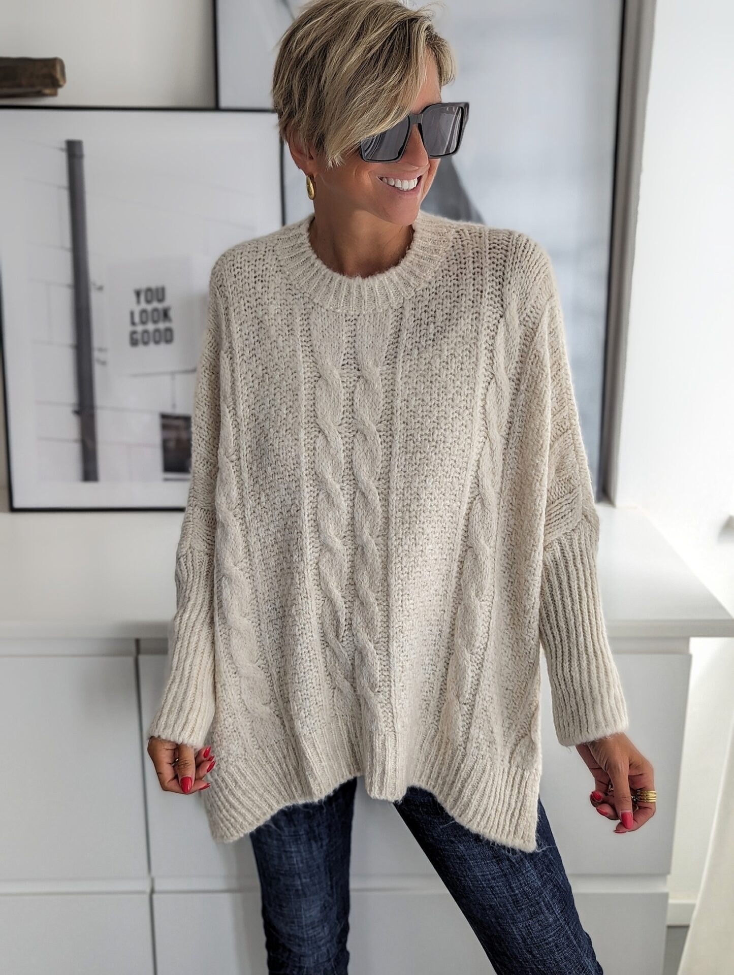 Oversize Strickpullover CANTERBURY – versch. Farben