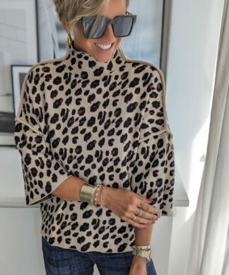 Feinstrickpullover LEOPARD