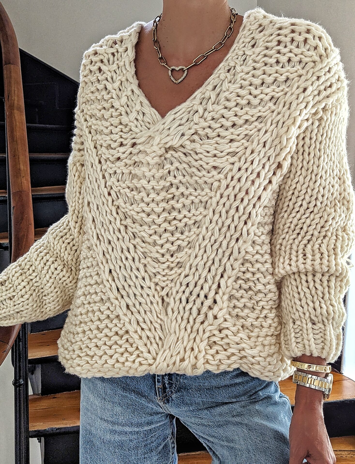 Strickpullover HIMALAYAS – beige