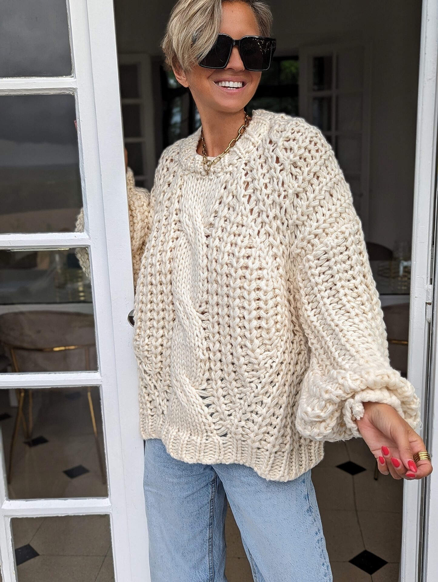 Strickpullover PYRENEES – beige