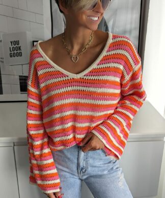 Lochstrickpullover POMELO