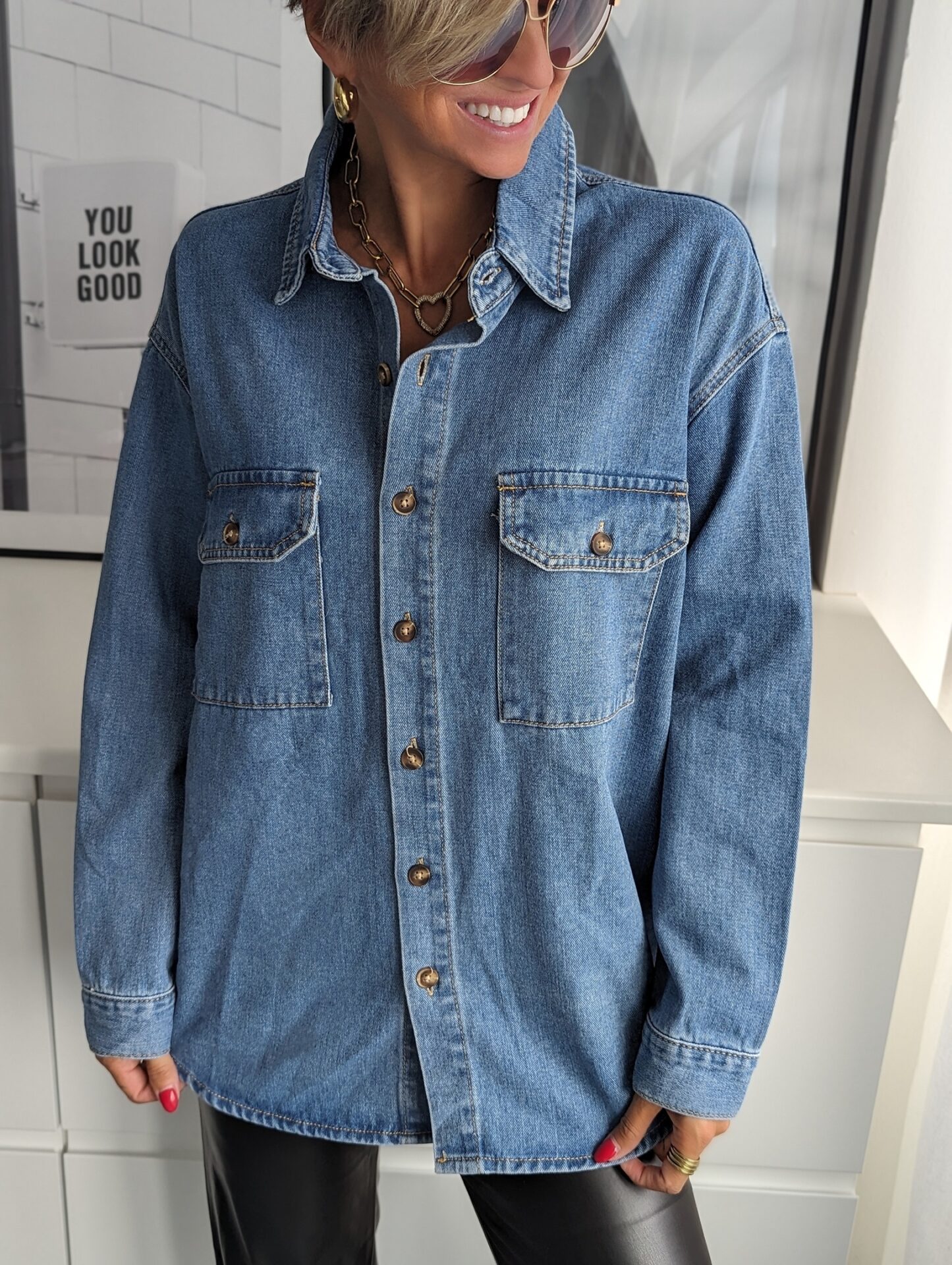 Jeanshemd STRANGER – dark blue