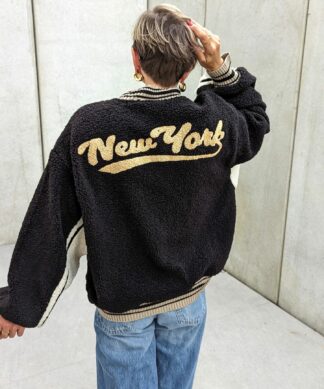 Coole Bomberjacke YANKEE – schwarz
