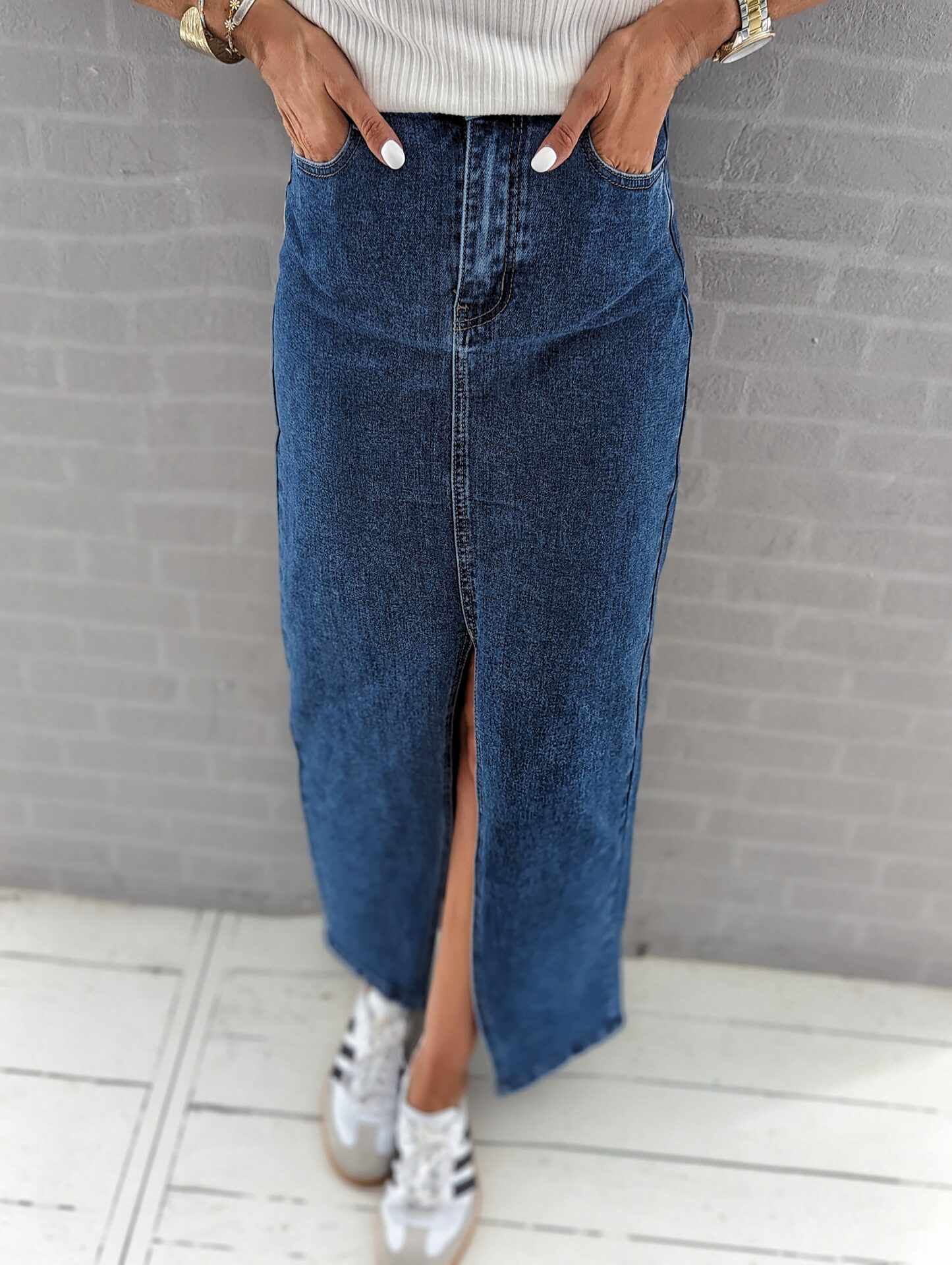 Maxi Jeansrock SOUZA – dark blue