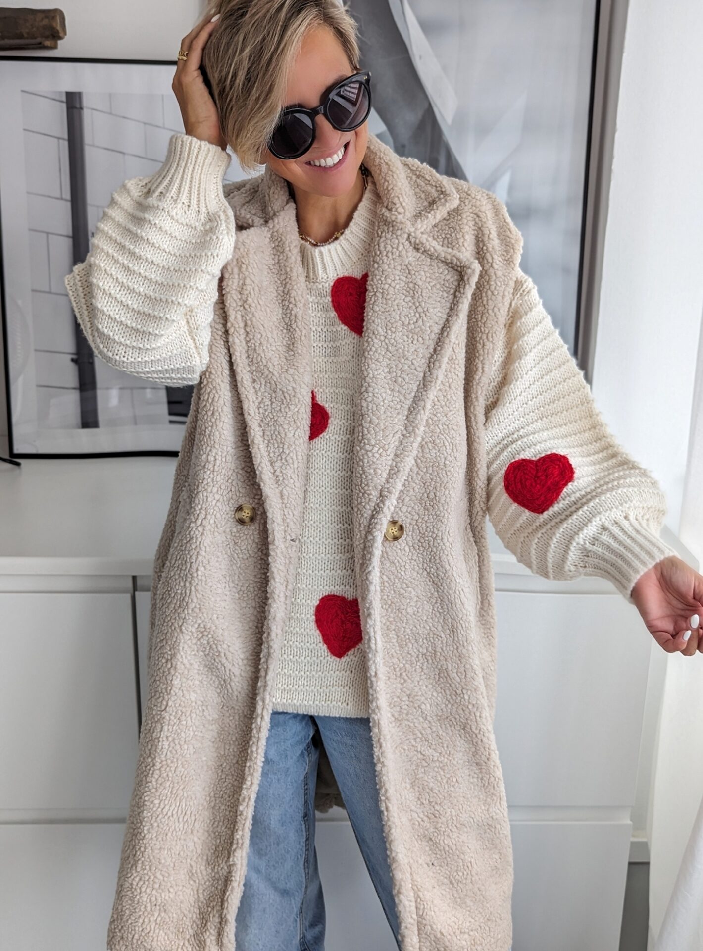 Pullover MY HEART WILL GO ON – creme