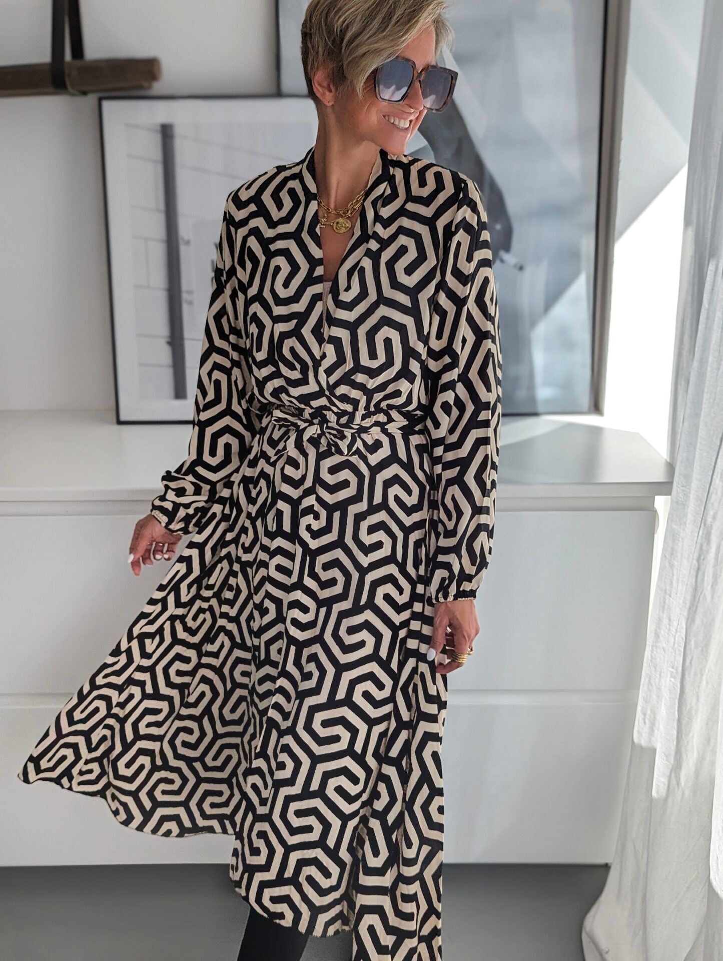 langes Kleid LIKE A SPIRAL
