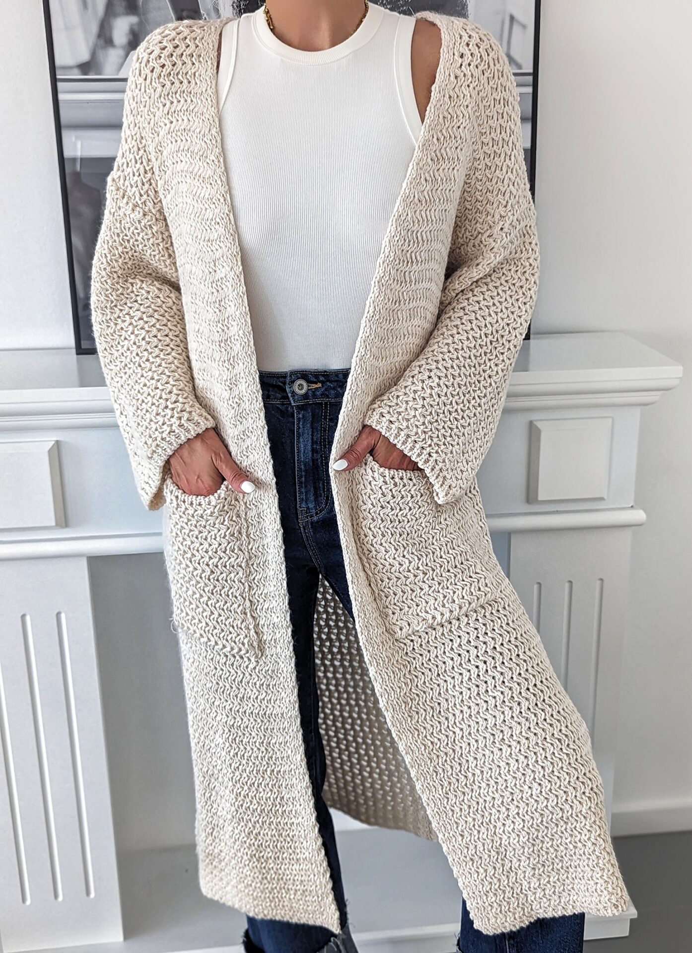 Strickcardigan NANCY – beige