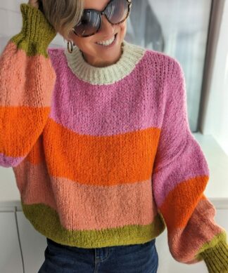 Strickpullover HAPPY COLOURS – versch. Farben