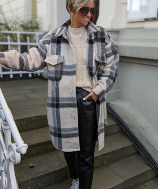 lässige Hemdjacke CHECKED – versch. Farben