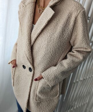 Jacke WOOLY – beige