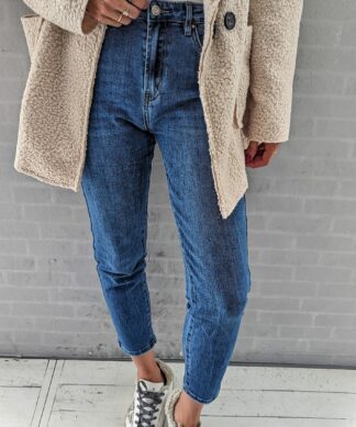 SLIM Mom Jeans CARMEN dark blue