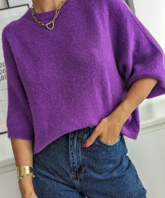 Feinstrickpullover mit Halbarm – CATCH THE SUN – versch. Farben
