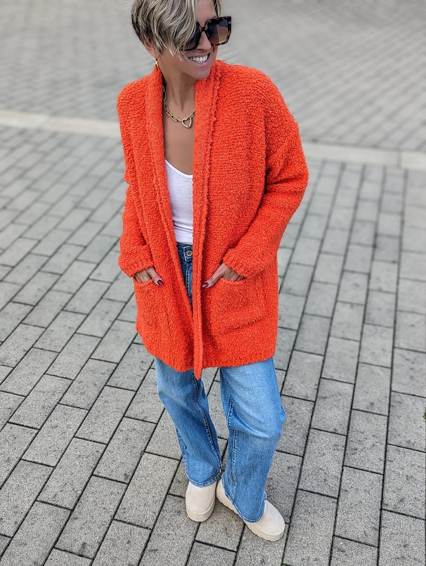 Midi Cardigan MINNESOTA – versch. Farben