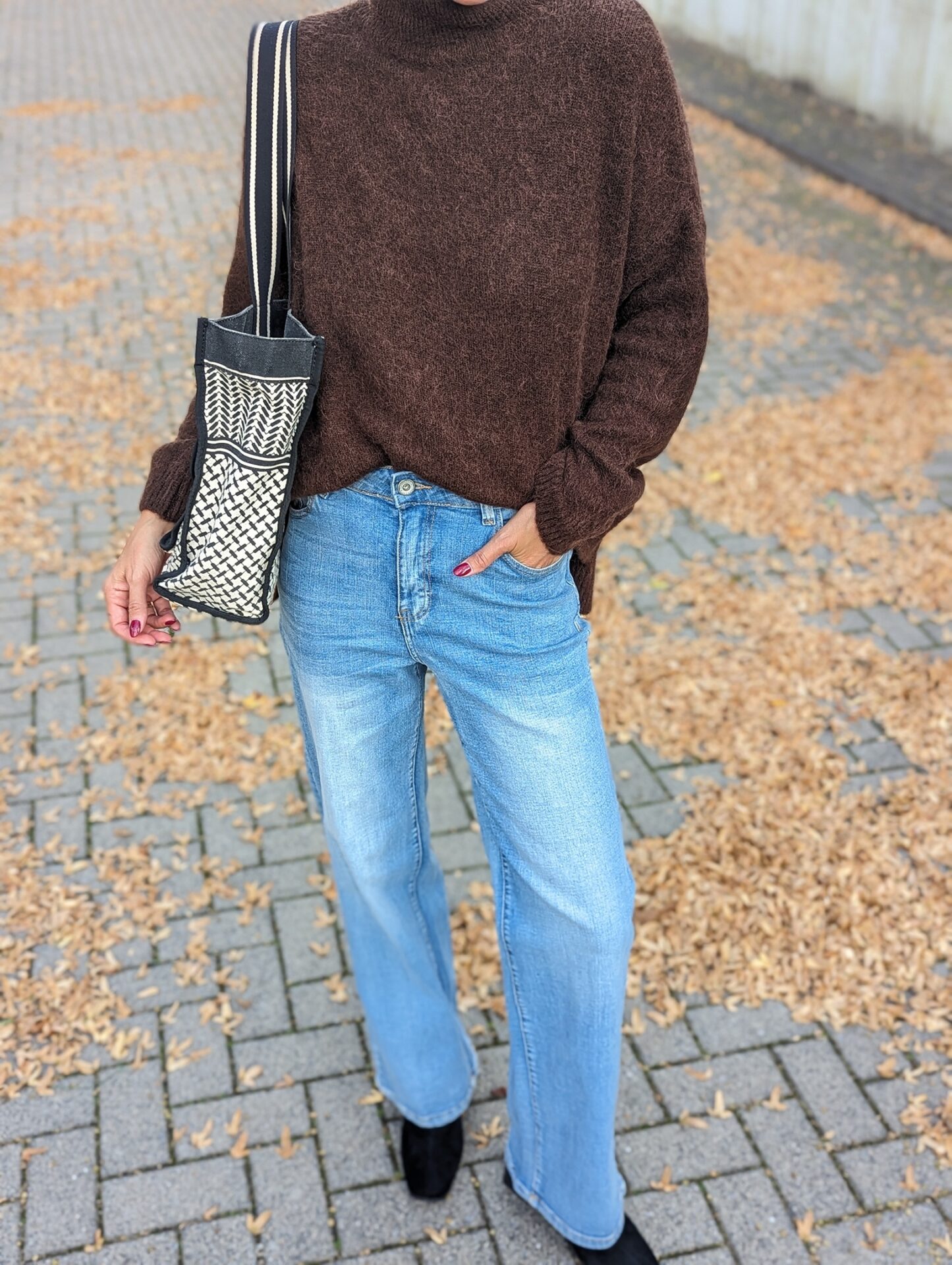 Feinstrickpullover Turtleneck Blissful Day – versch. Farben