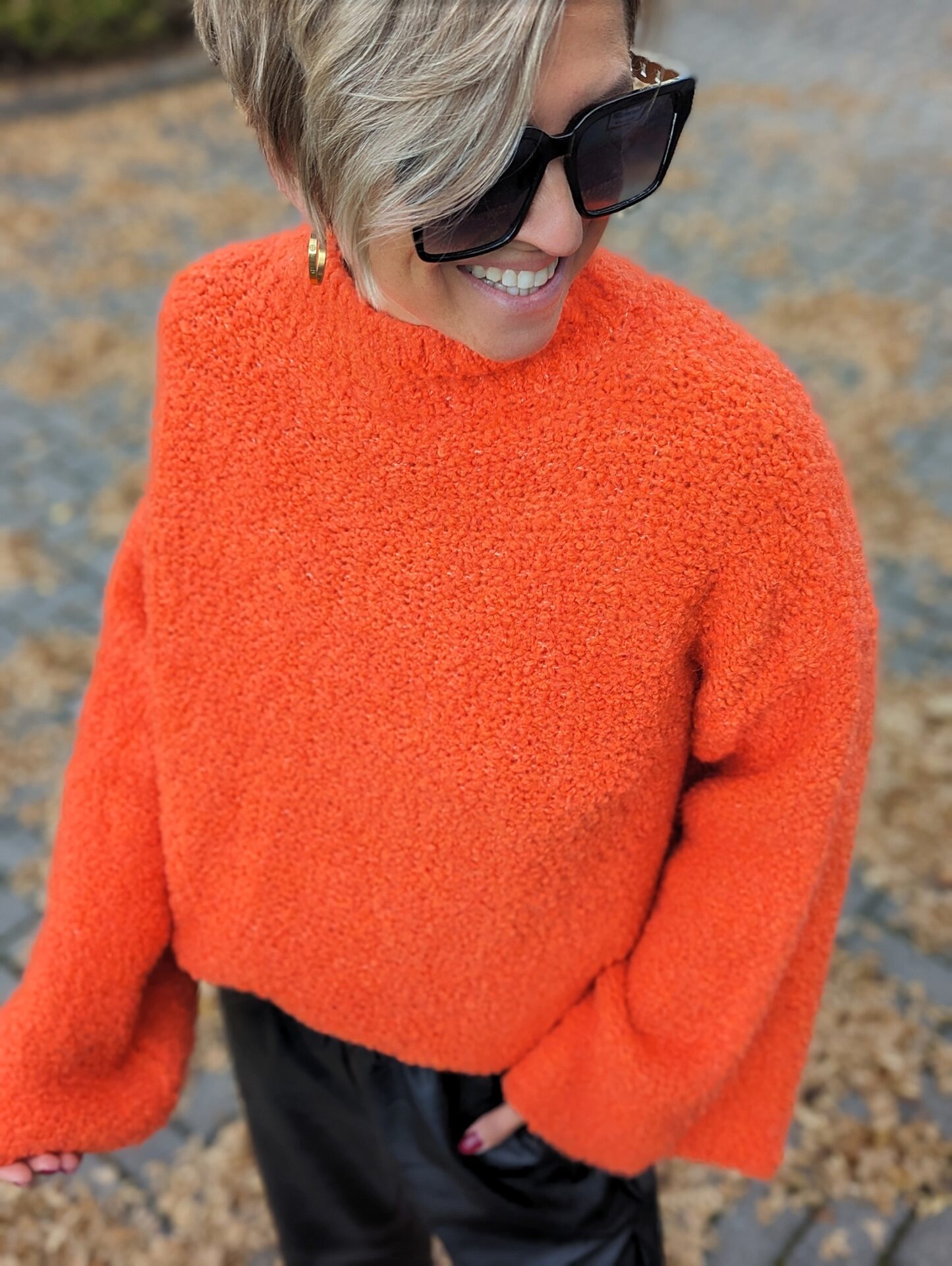 Strickpullover PUMPKIN – orange