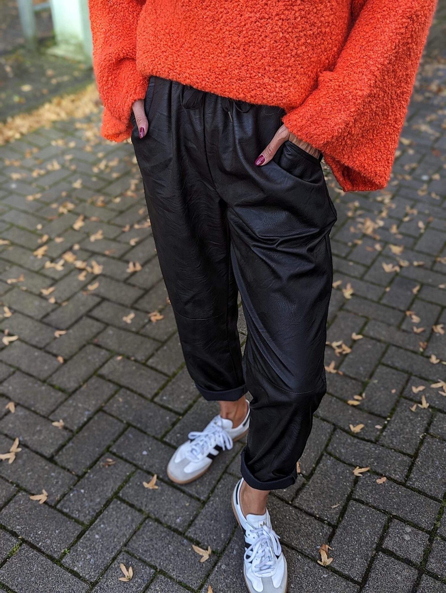 Kunstlederhose NOIR