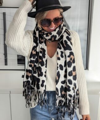 Schal COZY LEO – versch. Farben