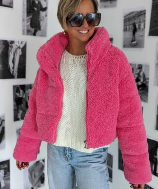 kurze Teddyjacke SO FURRY – versch. Farben