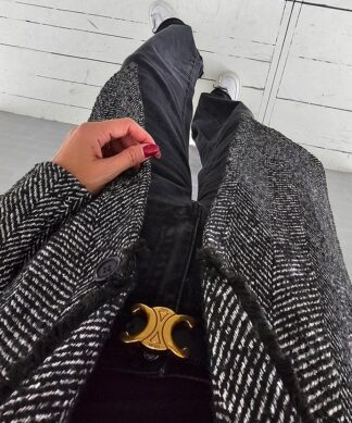 Mantelblazer grau