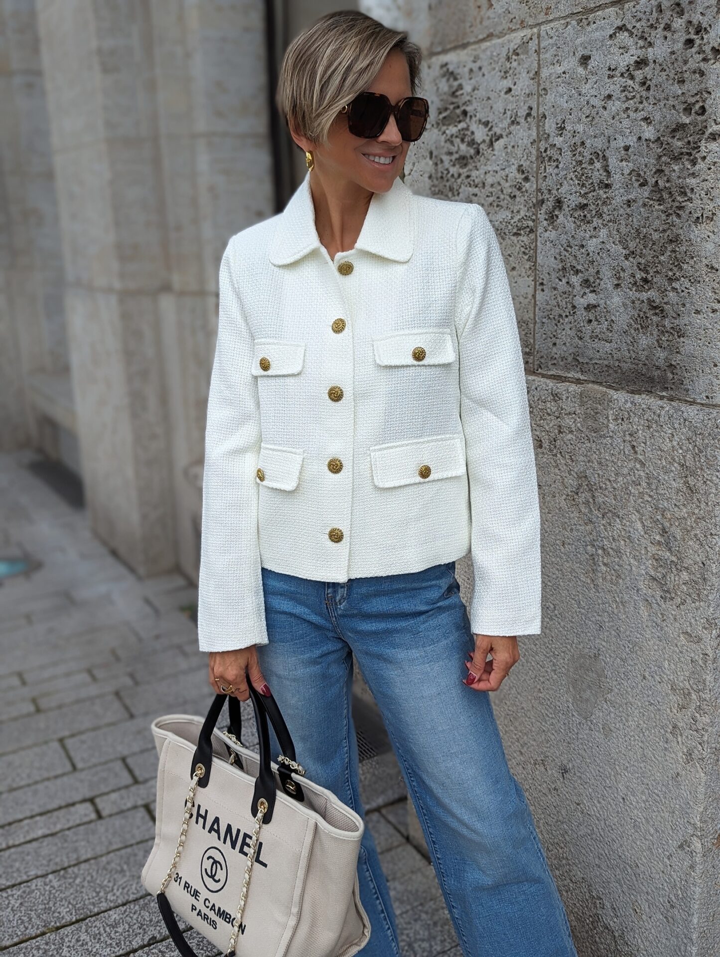 Blazerjacke ELEGANCE – weiss