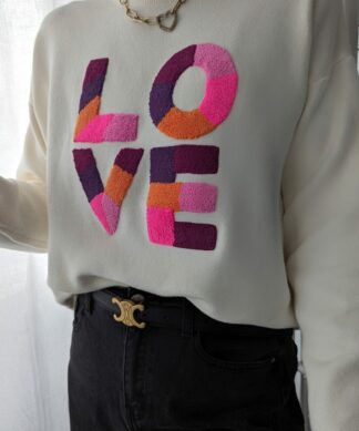 Strickpullover ALL YOU NEED IS LOVE – versch. Farben