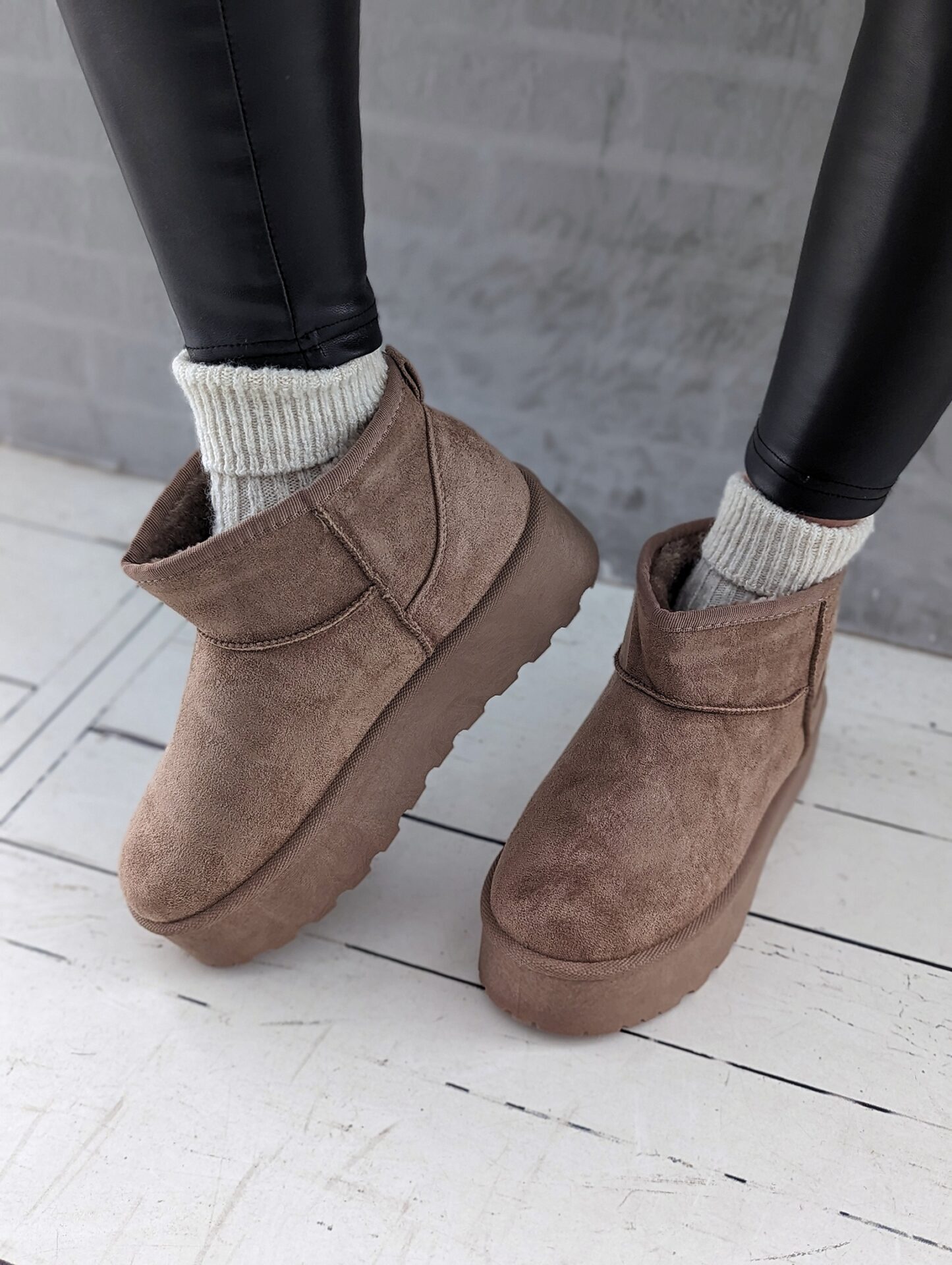 Plateau Boots HOVER – taupe