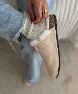 Hausschuhe HOME – beige