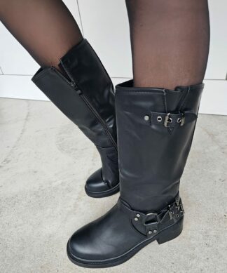 Biker Boots BANDIT – schwarz