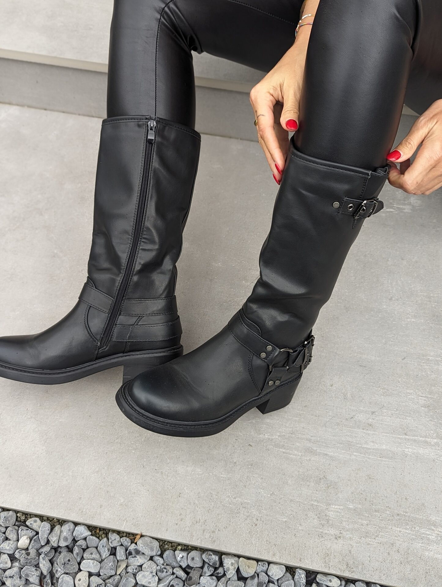 Biker Boots BANDIT – schwarz