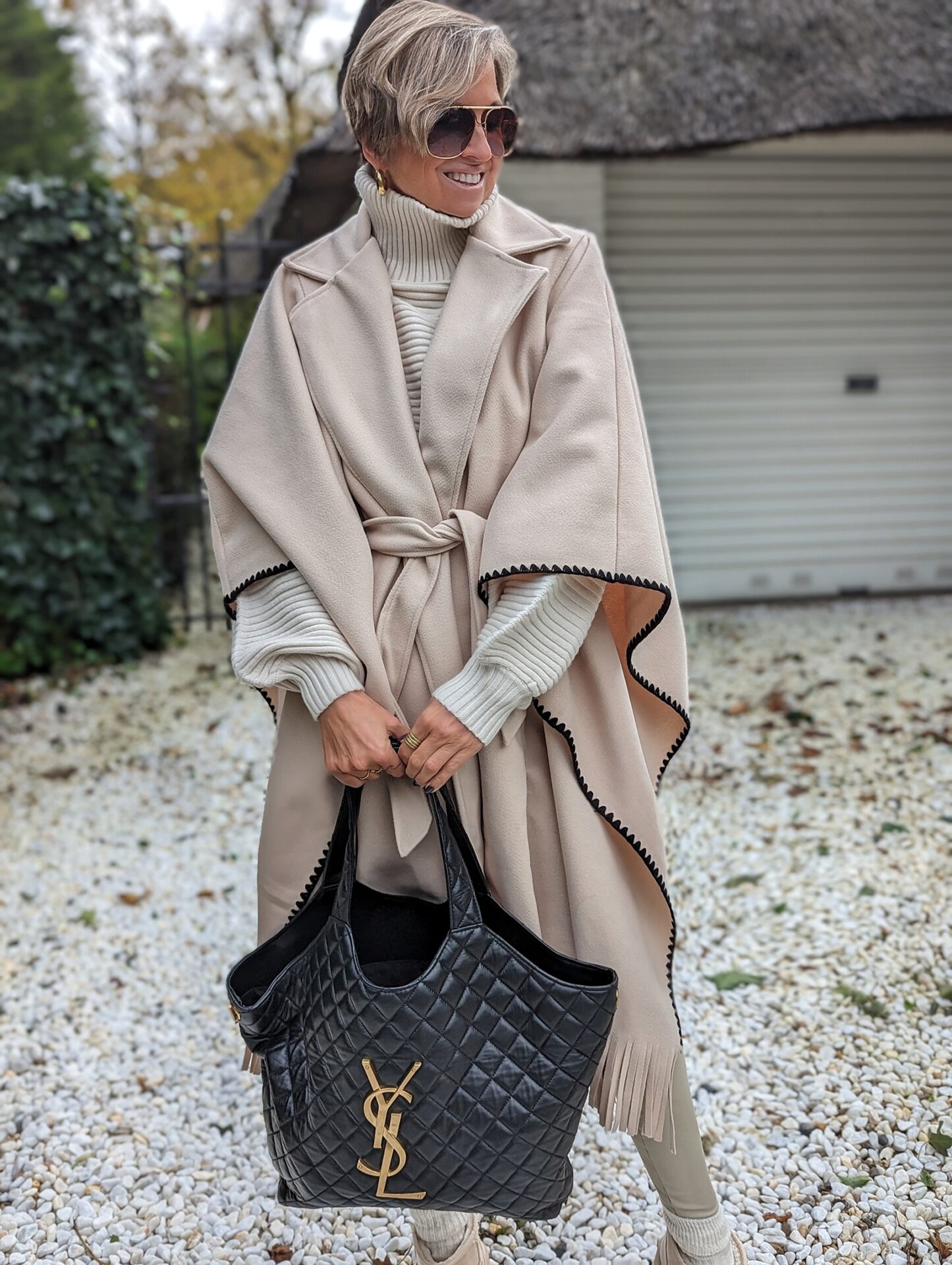 FRINGE Poncho  – versch. Farben