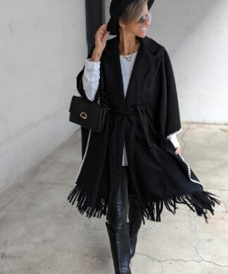 FRINGE Poncho  – versch. Farben