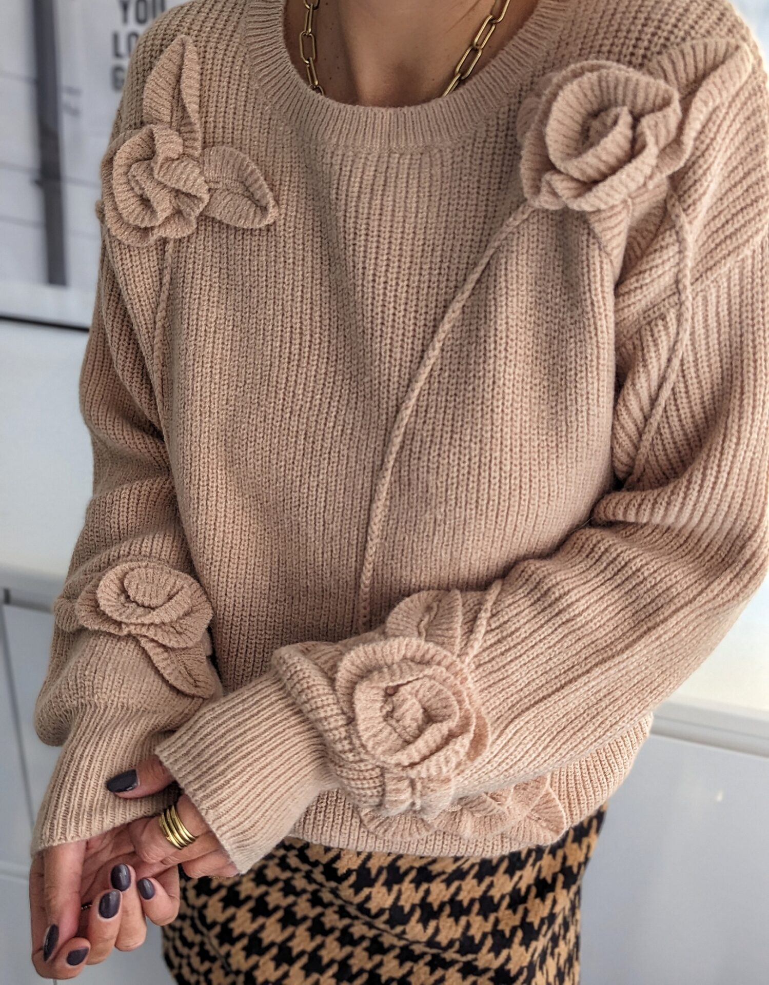 Strickpullover KISS FROM A ROSE- versch. Farben