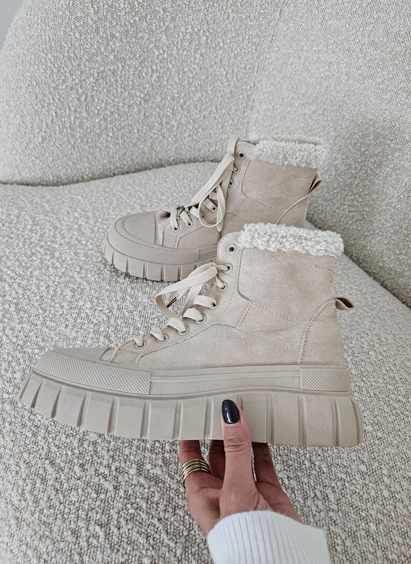 Plateausneaker FUNKY CHUNK – beige