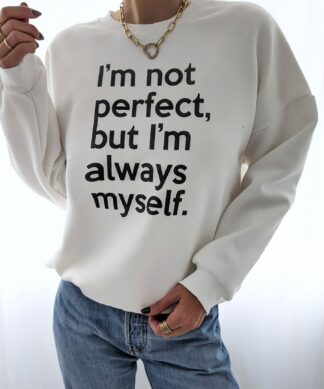Sweater ALWAYS MYSELF – weiß