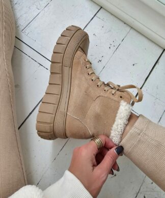 Plateausneaker FUNKY CHUNK – camel