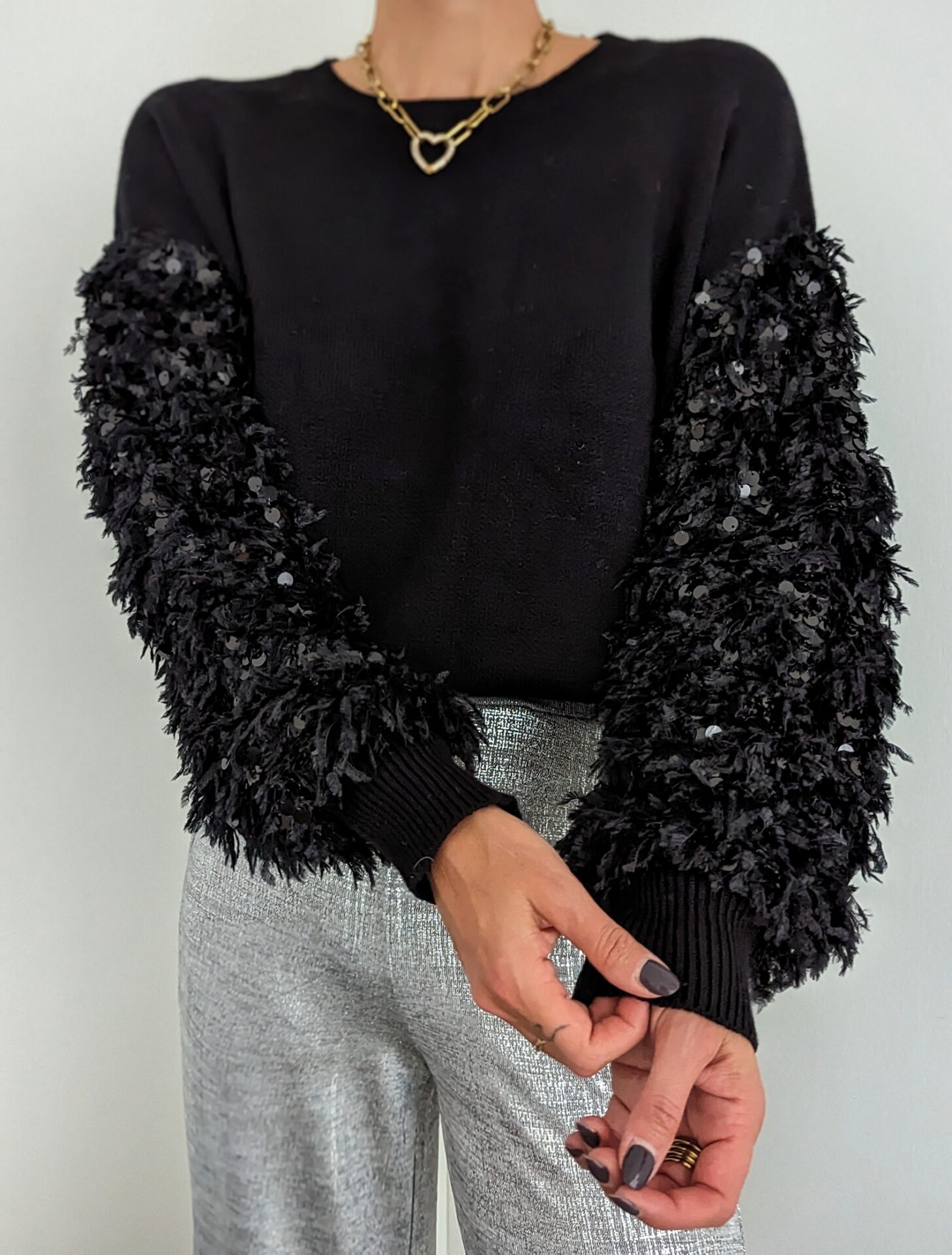 Strickpullover FEATHERED – versch. Farben