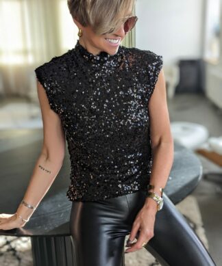 Paillettentop LIKE WOW- versch. Farben